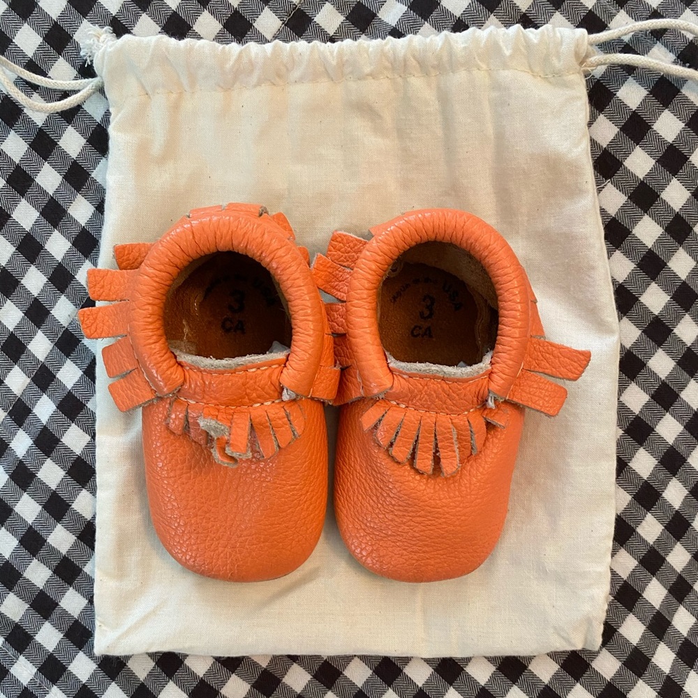 Leather moccasins